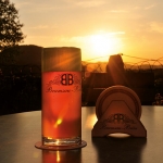 Bier-Sonnenuntergang